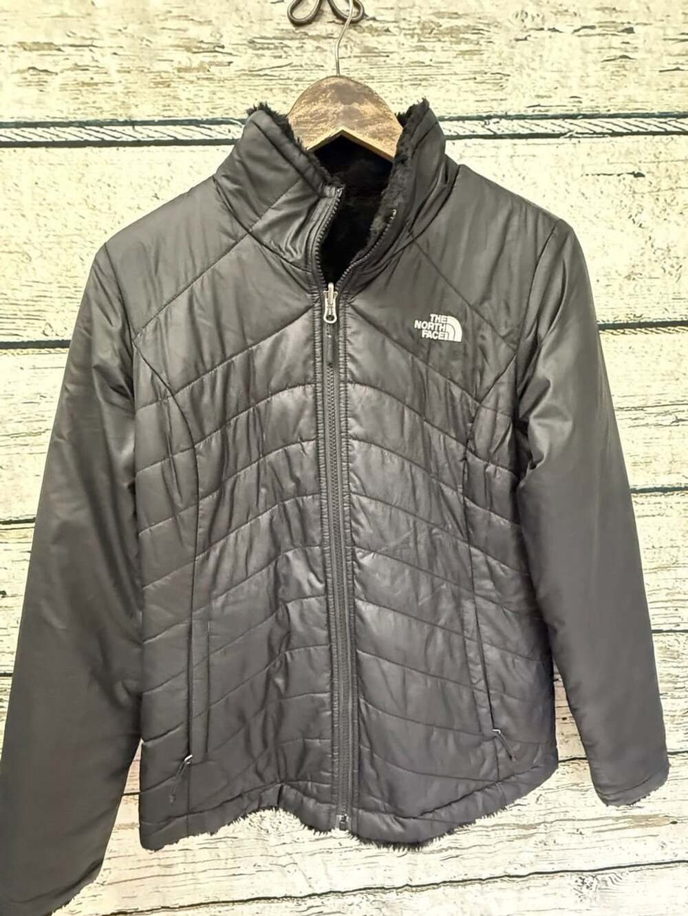 The North Face Jacket Small Black Quilted